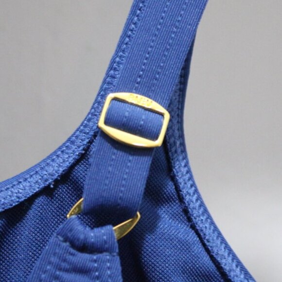 Bleu Rod Beattie Women's Navy Blue Mesh One-Piece Swimsuit Size 8 - Picture 6 of 6